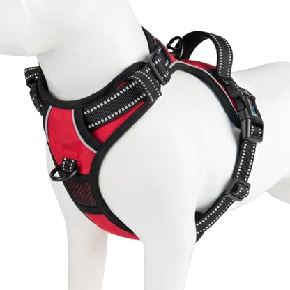 PHOEPET No Pull Dog Harnesses for Small Dogs Reflective Adjustable by PHOEPET