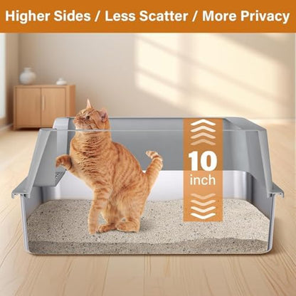 XL Stainless Steel Litter Box - Image 5