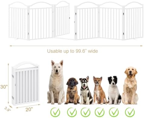 BHG Metal No-Assembly Freestanding Dog Gate - Image 3