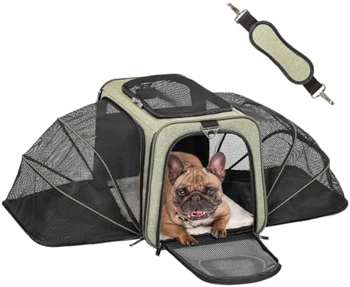Petsfit Large Double Expandable Cat Carrier by Petsfit