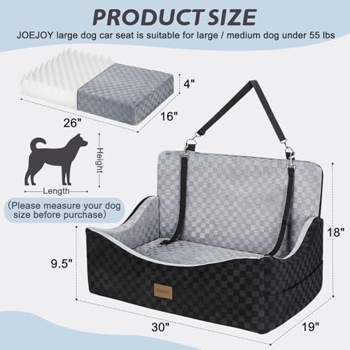 JOEJOY Dog Car Seat for Medium/Large Dogs - Image 5