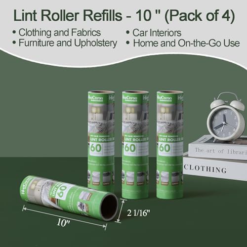 Lint Roller Refills 10", 240 Sheets, Extra Sticky - Image 2