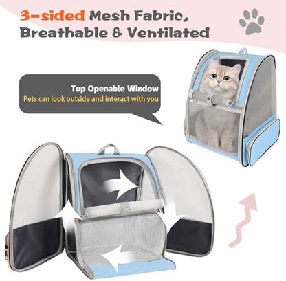 Cat Backpack Carrier, Pet Carrier Airline Approved - Image 3