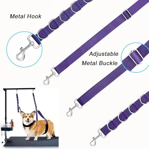 Dog Grooming Belly Strap Belly Band & Loop 3 Sets Adjustable Dogs Groomer - Image 4