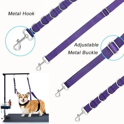 Dog Grooming Belly Strap Belly Band & Loop 3 Sets Adjustable Dogs Groomer - Image 4
