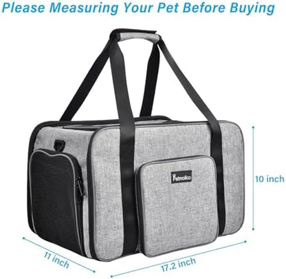Petmolico Cat Carrier Soft-Sided Airline Approved - Image 5