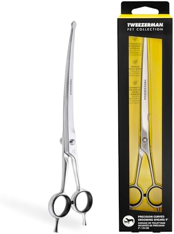 Tweezerman 9" Pet Grooming Shears-Safety Round Tips by Tweezerman