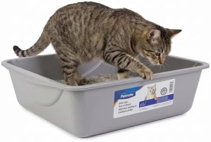 Petmate Open Cat Litter Box, Large Nonstick Pan by Petmate