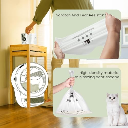 150 Pack Cat Litter Box Robot Model 5/4/3 Waste Bags, Automatic Litter Box - Image 6