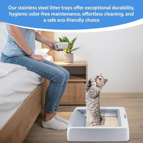 Stainless Steel Reusable Litter Tray Compatible - Image 7