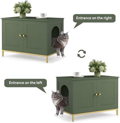 Homhedy 28.3" L Cat Litter Box Enclosure - Image 6