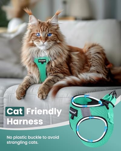 FAYOGOO Cat Harness and Leash Set, Escape-Proof Step-in Vest - Image 3