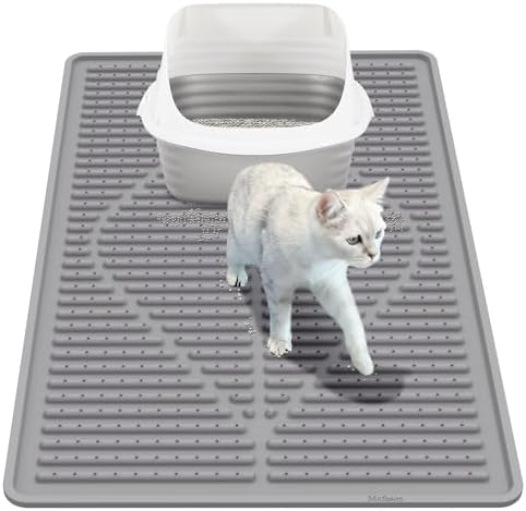 Mofason Rubber Cat Litter Mat Litter Box Mat by Mofason