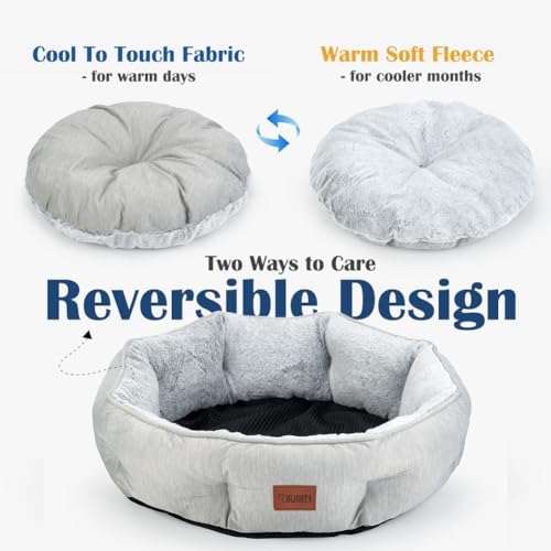 Small Dog Bed for Small Dogs, Cat Bed for Indoor Cats, Cooling Pet Bed for Puppy - Image 2