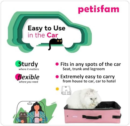 Smell-Contained Portable Cat Travel Litter Box - Image 3