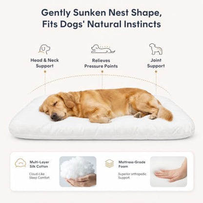 Magic Dog Super Soft Medium Dog Bed, 32 Inches Orthopedic Foam Pet Beds - Image 5