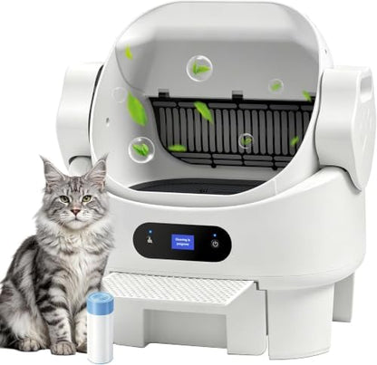 Self Cleaning Auto Litter Box Enclosure by KISENG