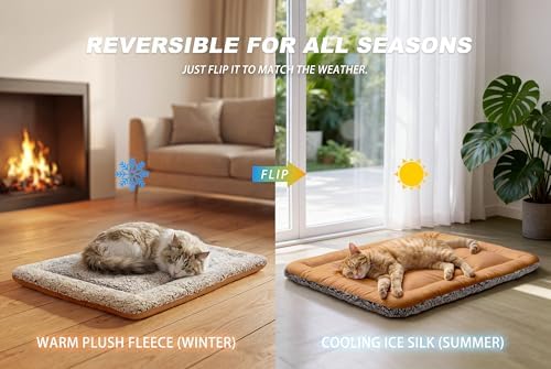 Self Warming Cat Bed, Reversible Cooling Mat - Image 2