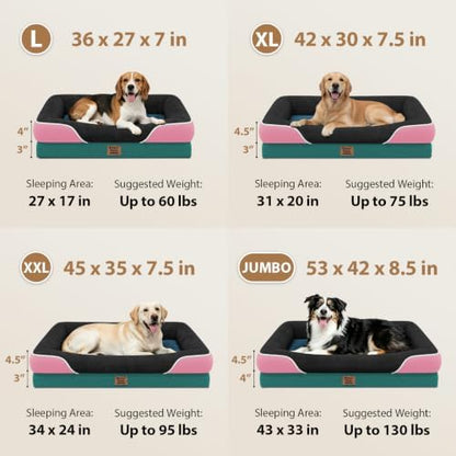 Chez Paw Orthopedic Washable XXL Dog Bed - Image 6
