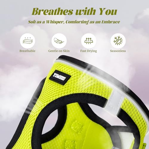 No Pull Dog Puppy Harness and Leash Set Reflective Mesh Vest XX-Small - Image 3