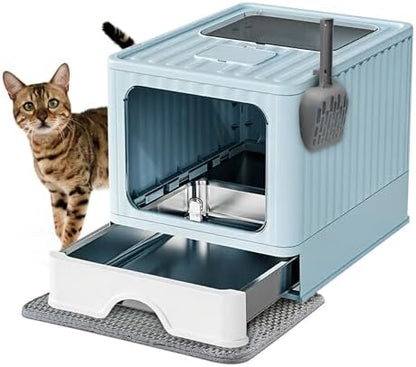 Stainless Steel Cat Litter Box by Unknown