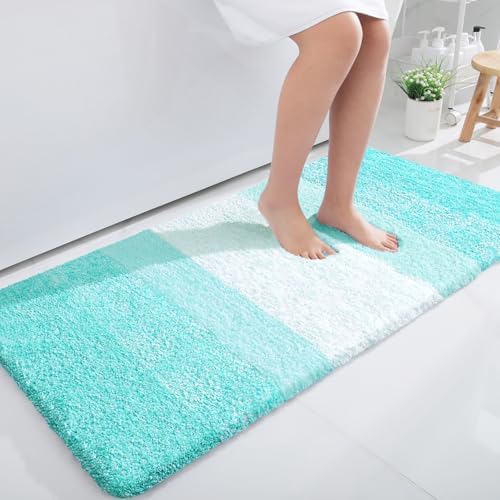 OLANLY Bathroom Runner Rug 40x24, Extra Soft Absorbent Microfiber Bath Rugs by OLANLY