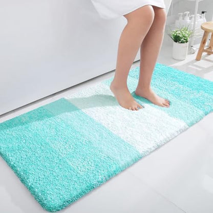 OLANLY Bathroom Runner Rug 40x24, Extra Soft Absorbent Microfiber Bath Rugs by OLANLY