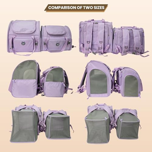 Lollimeow Expandable Large Cat Carrier Backpack, Supports up to 14 lbs - Image 7