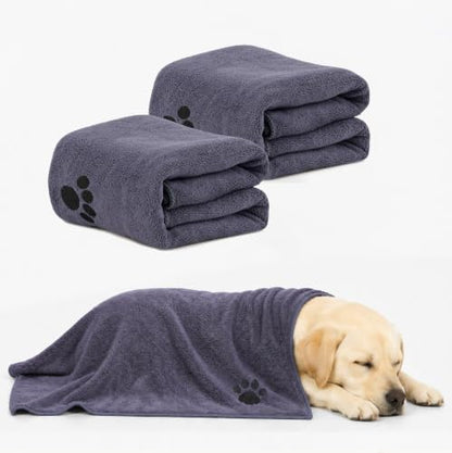 Microfiber Dog Towel-Super Absorbent, Lightweight & Portable by Unknown
