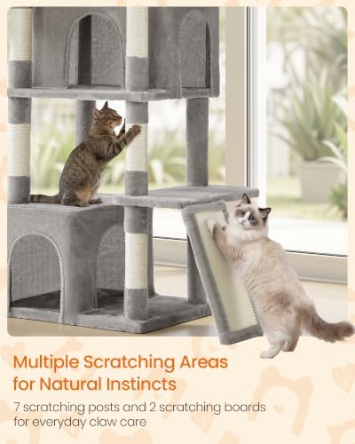 Feandrea 72.6-Inch Tall Cat Tree Tower - Image 4