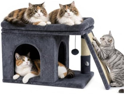 Cat Tree Tower with Scratching Post by Unknown