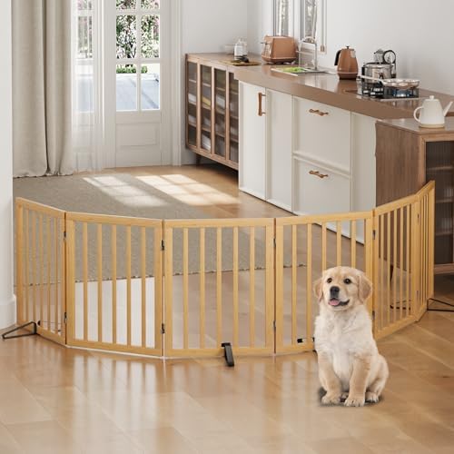 Dog Gate, Bamboo Freestanding Dog Gates by Algherohein