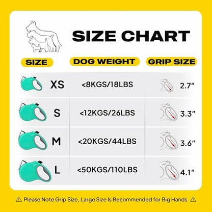 Fida Retractable Dog Leash Large Breed, Heavy Duty 16 ft Dog Walking Leash - Image 7