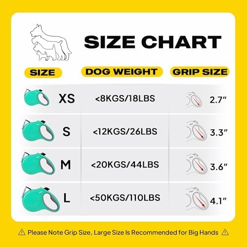 Fida Retractable Dog Leash X-Small Breed, 10 ft Durable Pet Walking Leash - Image 7
