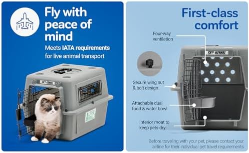 Petmate Sky Kennel, Air Travel, Dog Crate - Image 3