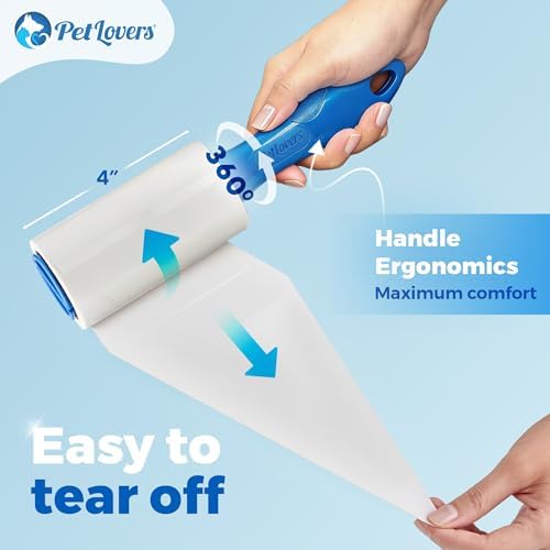 PetLovers Lint Rollers for Pet Hair Extra Sticky 6 Pack - Image 3