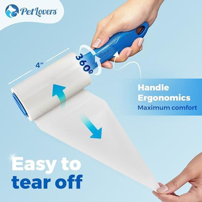 PetLovers Lint Rollers for Pet Hair Extra Sticky 6 Pack - Image 3