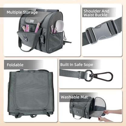 Lollimeow Expandable Large Cat Carrier Backpack, Supports up to 22 lbs - Image 6
