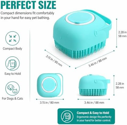 Soft Silicone Pet Bath Massage Brush - Image 2