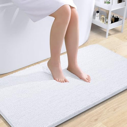 OLANLY Bathroom Runner Rugs 44x24, Extra Soft Absorbent Chenille Bath Rugs by OLANLY