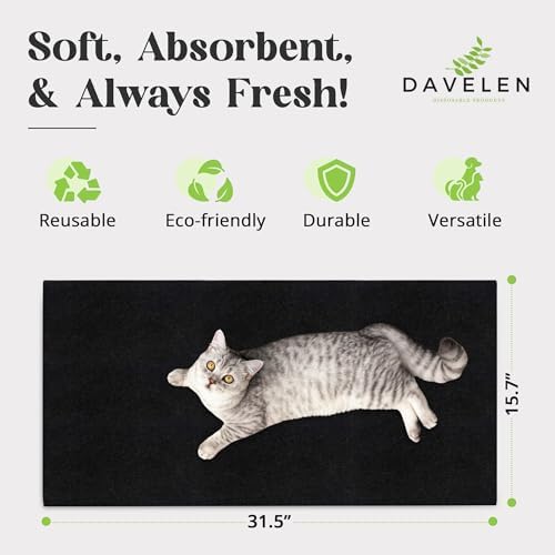 DAVELEN Disposable Pet Towels, Super Absorbent, - Image 4