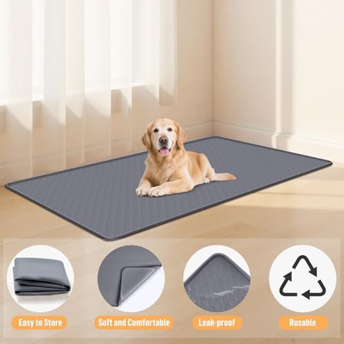 Silicone Dog Bed Mat 51"x 25.6" Crate Mat - Image 2