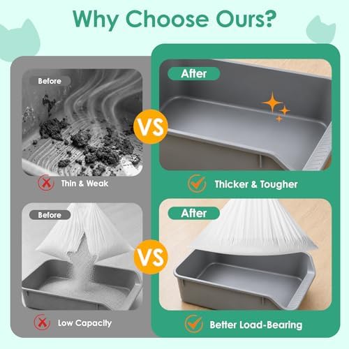 Robot Cat Litter Box Liners, 2.8 MIL Thick - Image 4