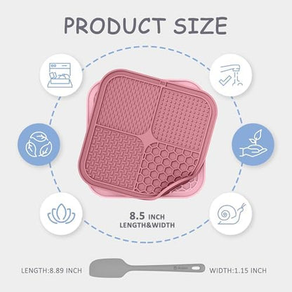 ChefAide 2 Pack Lick Mat for Dogs, Cats & Puppies - Image 2