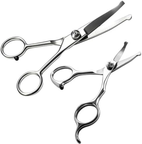 2 in1 Curved Dog Grooming Scissors Kit, 5.5" & 5" Curved Down Pet Grooming - Image 3