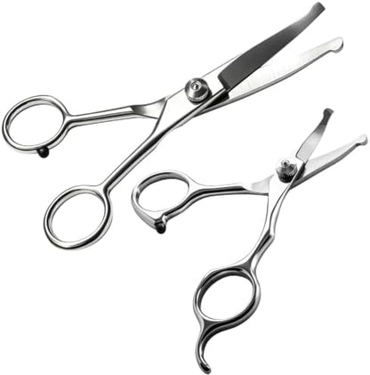 2 in1 Curved Dog Grooming Scissors Kit, 5.5" & 5" Curved Down Pet Grooming - Image 3