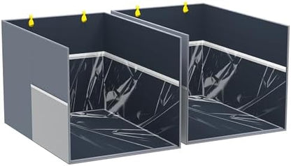 Aokeyee 2PCS Cat Litter Box Enclosure Splash Guard by Aokeyee