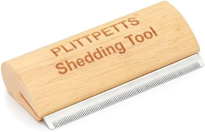 Dog Brush for Shedding, Deshedding Grooming Tool for Dogs by PLITTPETTS