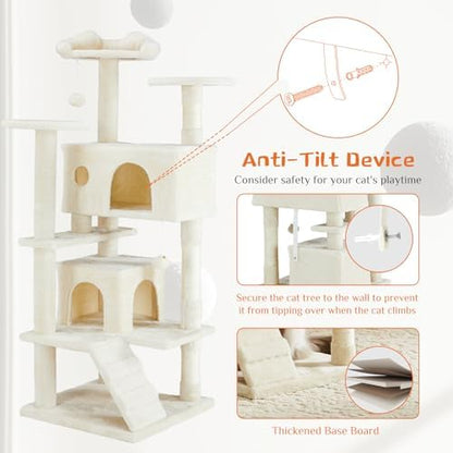 Sweetcrispy 54-inch Cat Tree Tower - Image 6