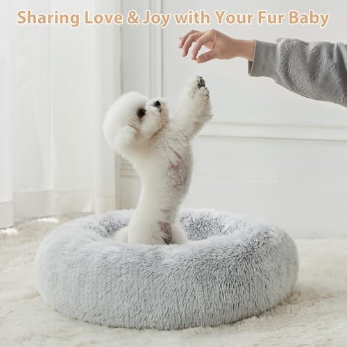 WNPETHOME Medium Round Calming Dog Bed Cat Bed - Image 5